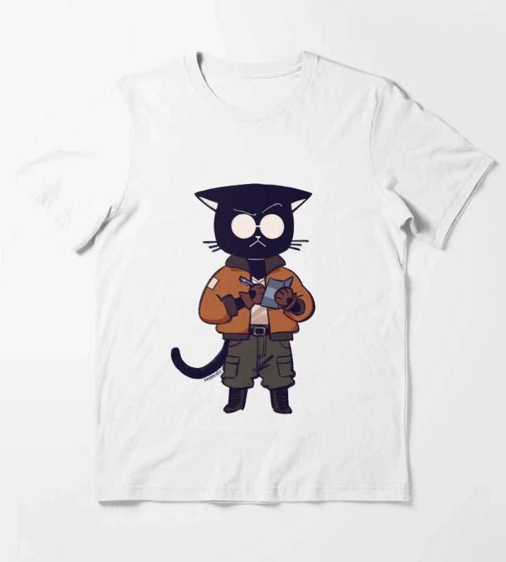 kim cat T-Shirt White