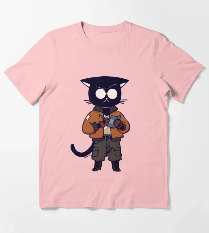kim cat T-Shirt Dark Grey