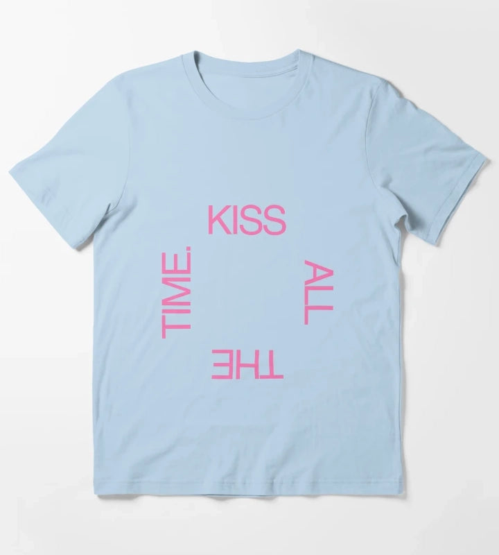 kiss all time T-Shirt Sky Blue