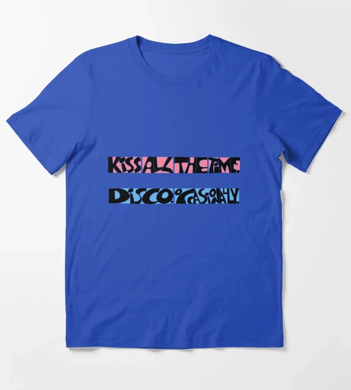 kissco pink and blue T-Shirt Blue