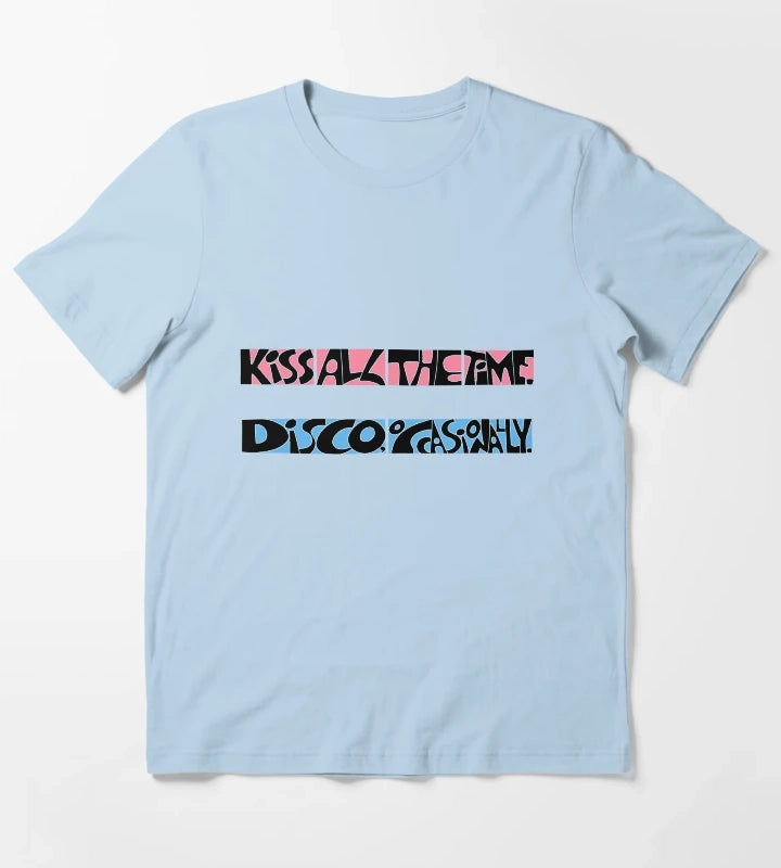 kissco pink and blue T-Shirt Sky Blue