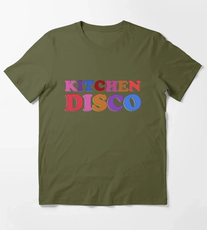 kitchen disco T-Shirt Olive Green
