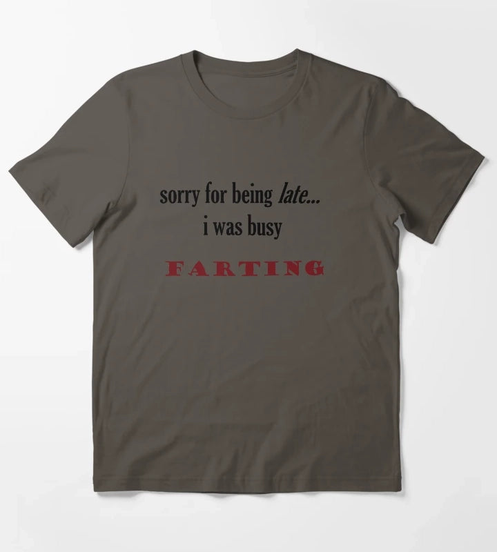 late T-Shirt Dark Grey