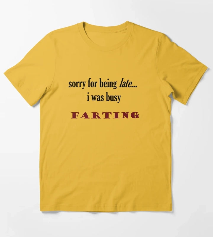 late T-Shirt Yellow