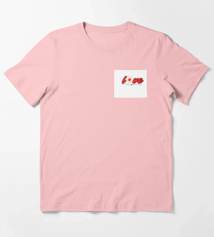 love orange daisy flower sticker T-Shirt Dark Grey