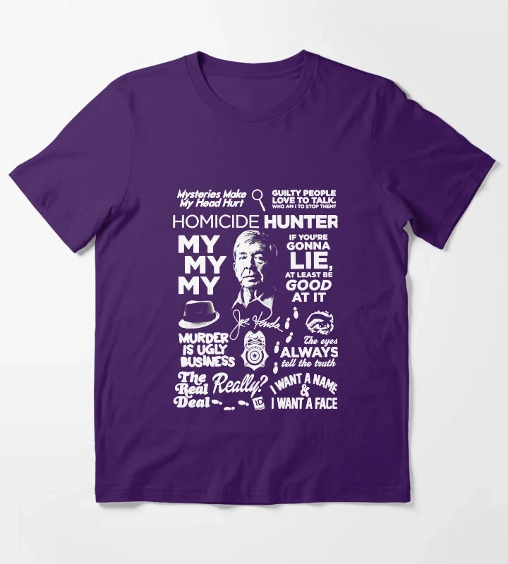 lt joe kenda T-Shirt Purple
