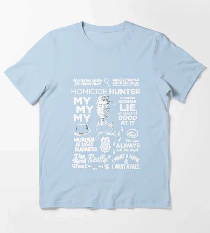 lt joe kenda T-Shirt Sky Blue