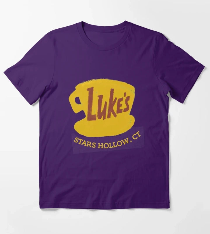 lukes cafe T-Shirt Purple