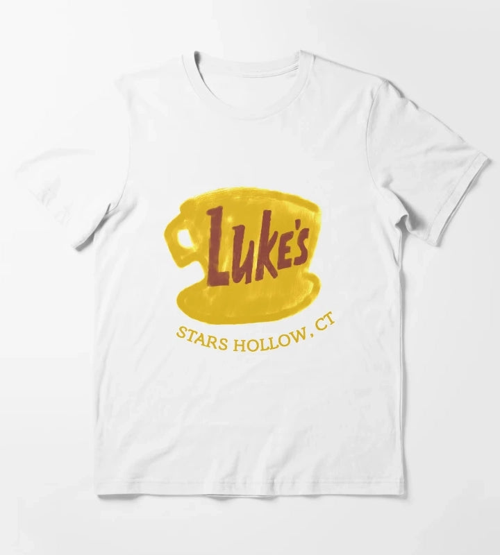lukes cafe T-Shirt White