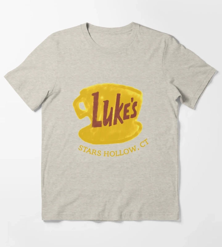 lukes cafe T-Shirt Cream