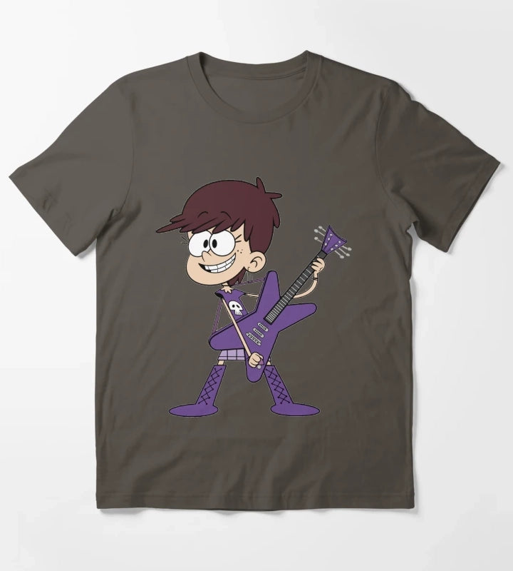 luna loud guitar violet T-Shirt Dark Grey