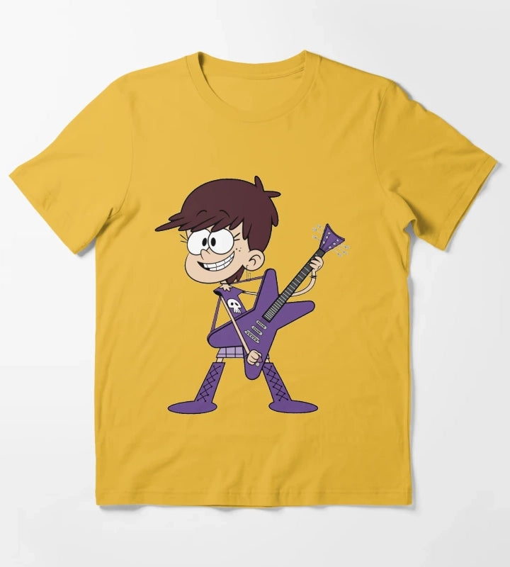 luna loud guitar violet T-Shirt Yellow