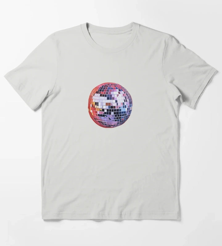 mirror ball T-Shirt Light Grey