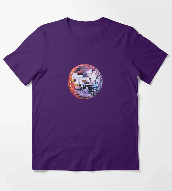 mirror ball T-Shirt Purple