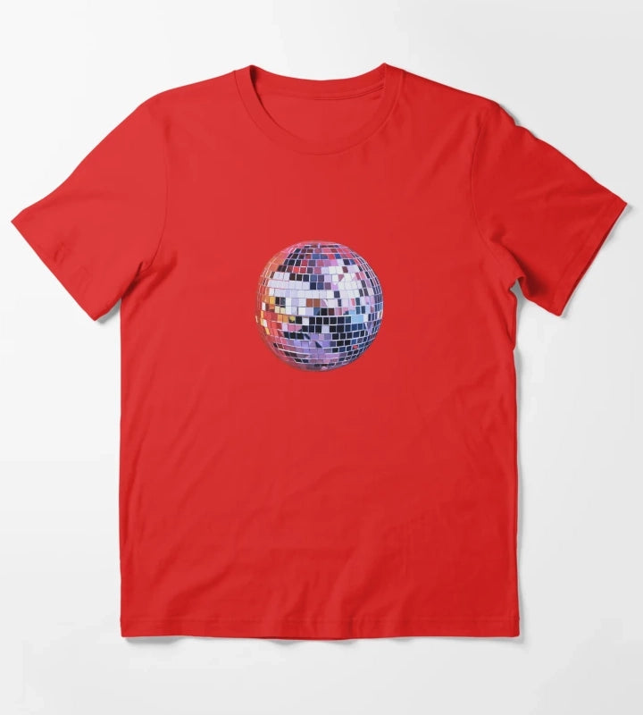 mirror ball T-Shirt Red