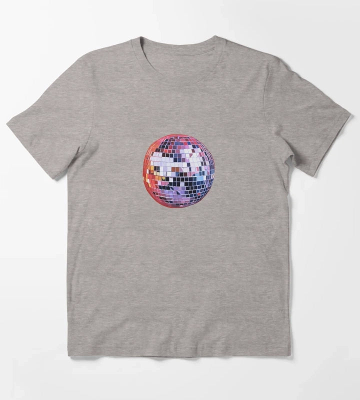 mirror ball T-Shirt Heather Grey
