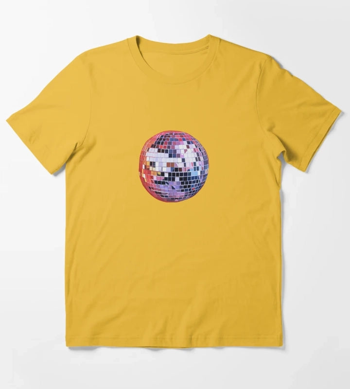 mirror ball T-Shirt Yellow
