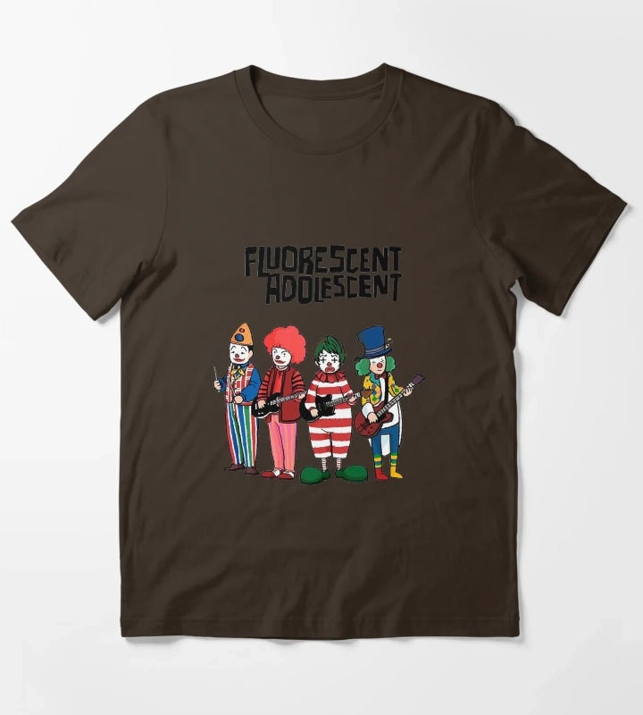 music clown T-Shirt Brown