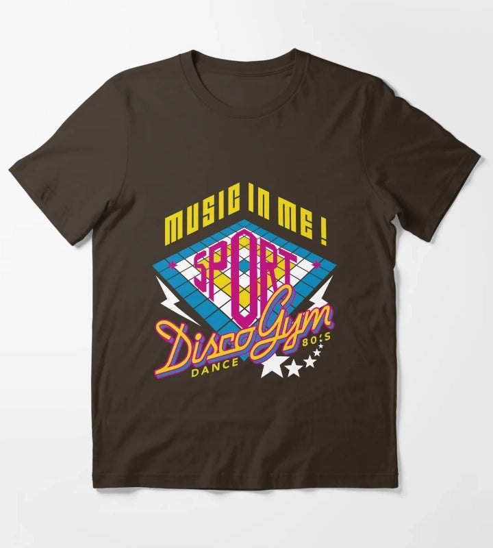 music in me T-Shirt Brown