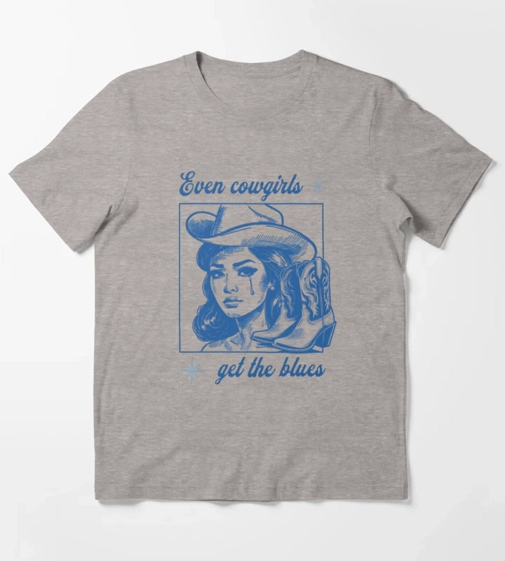new collection Even cowgirls 2025 T-Shirt Heather Grey