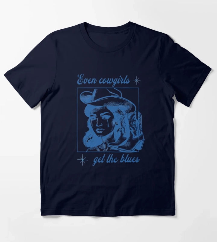 new collection Even cowgirls 2025 T-Shirt Navy