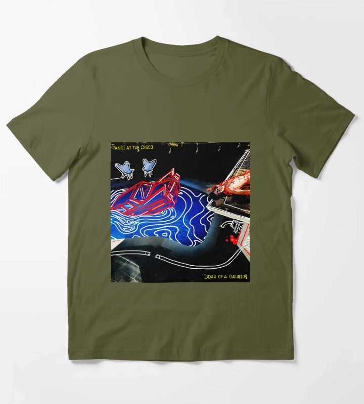 new disco panic tshirt T-Shirt Olive Green