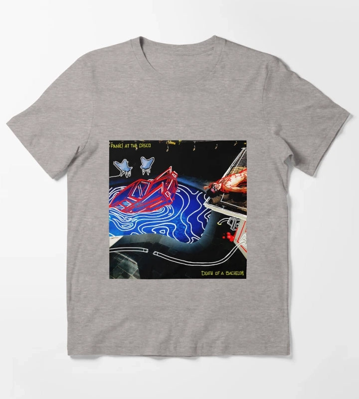 new disco panic tshirt T-Shirt Heather Grey