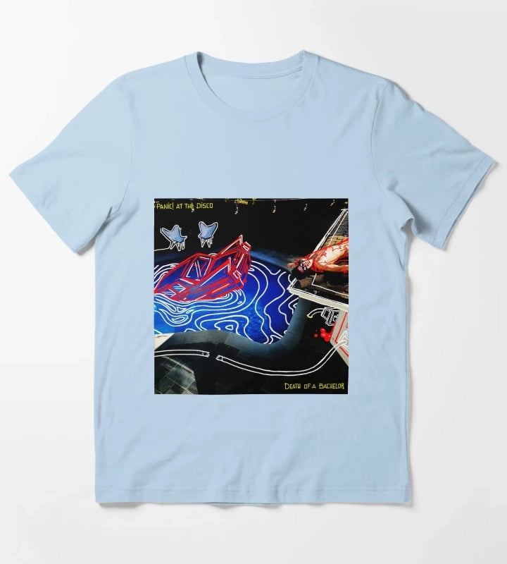 new disco panic tshirt T-Shirt Sky Blue