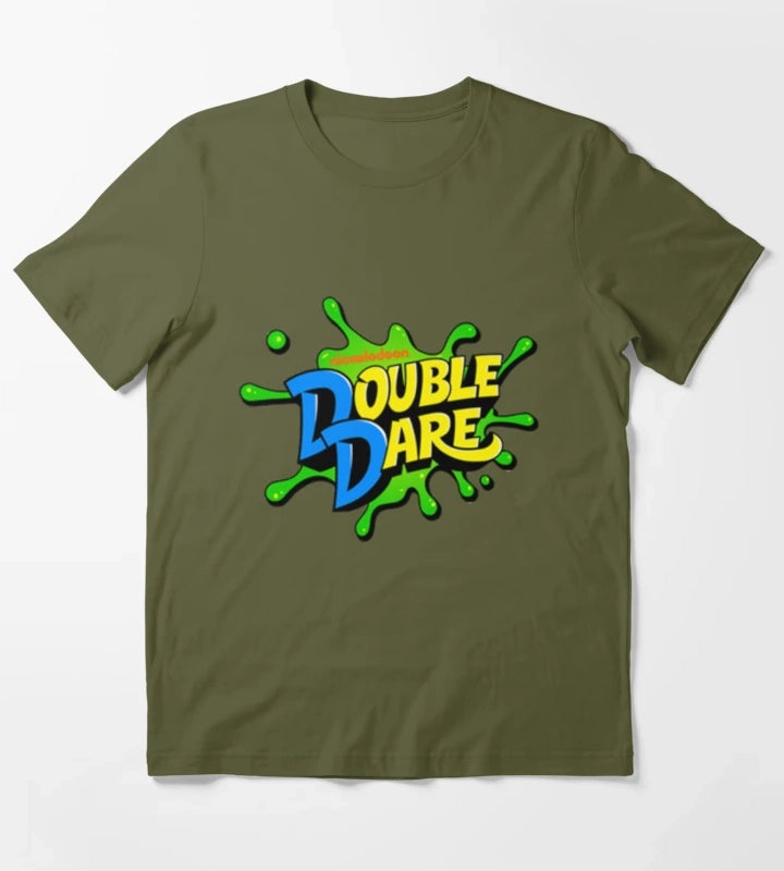 not nickelodeons double dare T-Shirt Olive Green