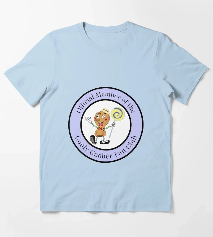 official member of the goofy goober fan club badge T-Shirt Sky Blue