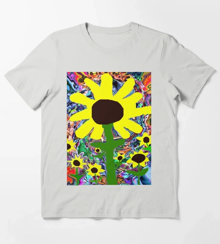 one crazy Daisy T-Shirt Light Grey