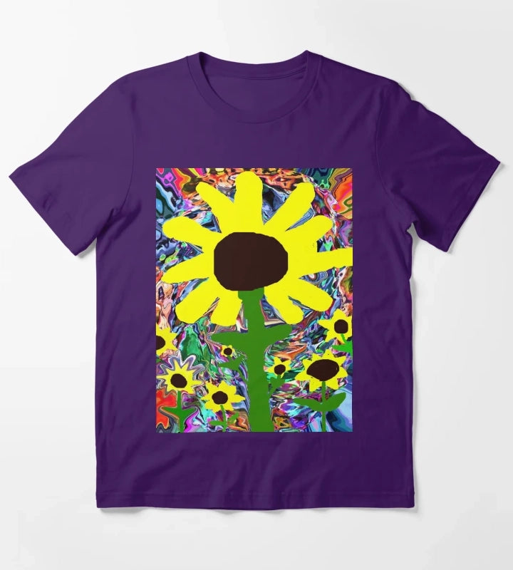 one crazy Daisy T-Shirt Purple