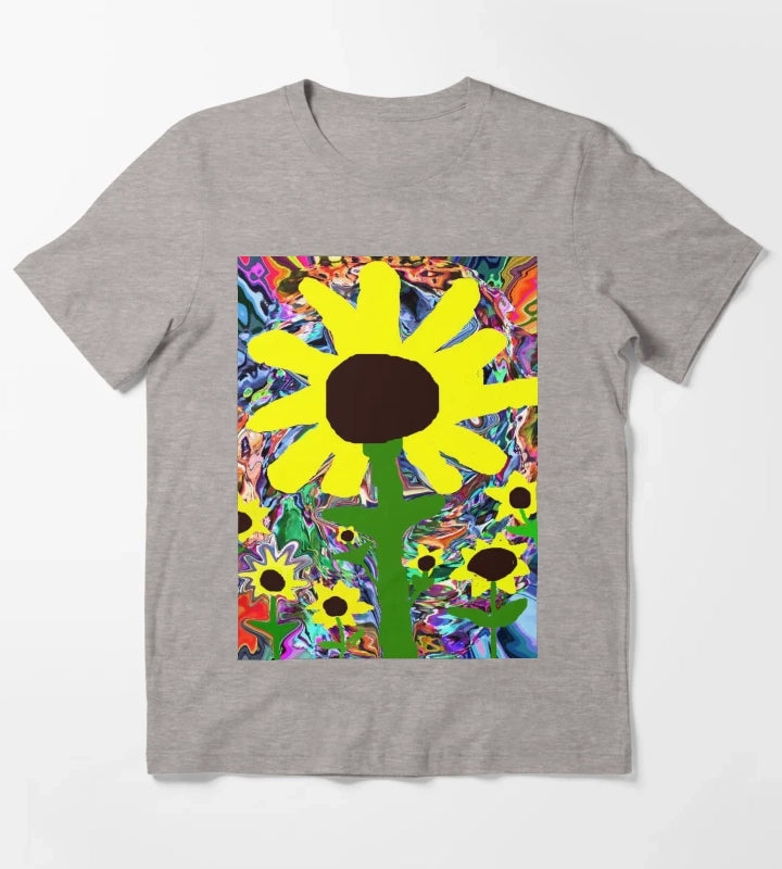 one crazy Daisy T-Shirt Heather Grey