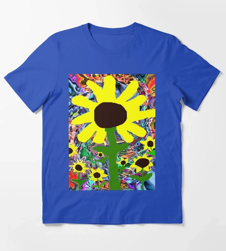one crazy Daisy T-Shirt Blue