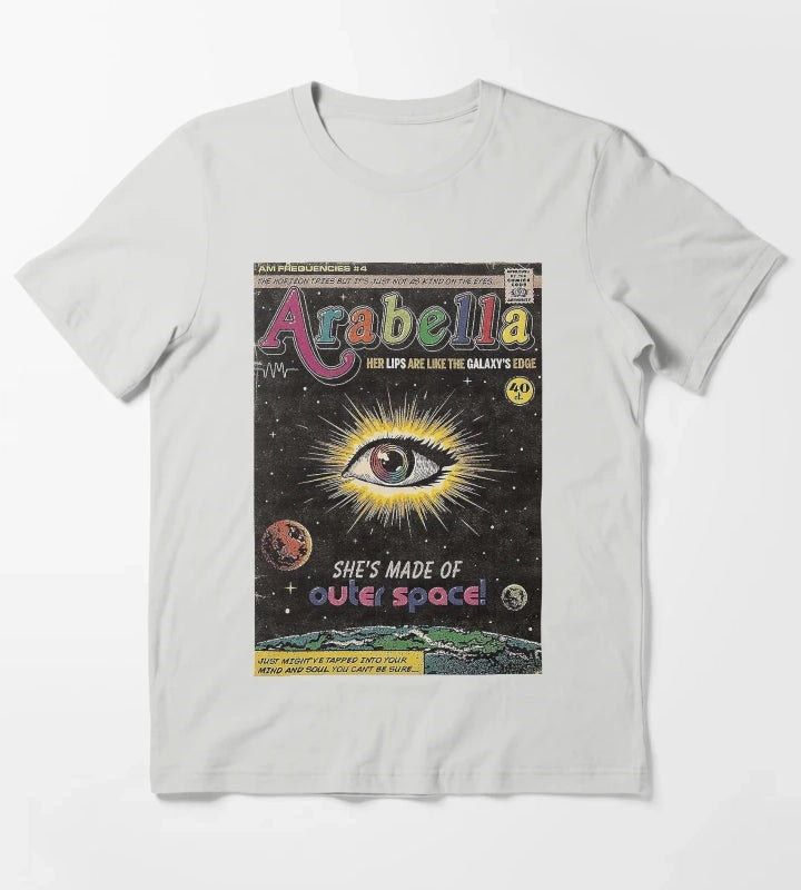 one eye arabella Poster T-Shirt Light Grey