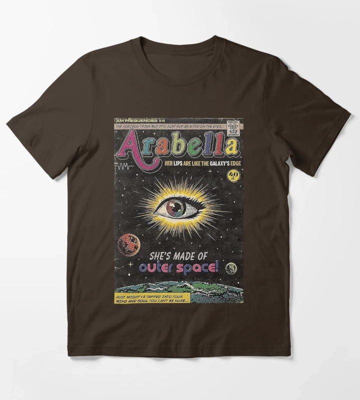 one eye arabella Poster T-Shirt Brown