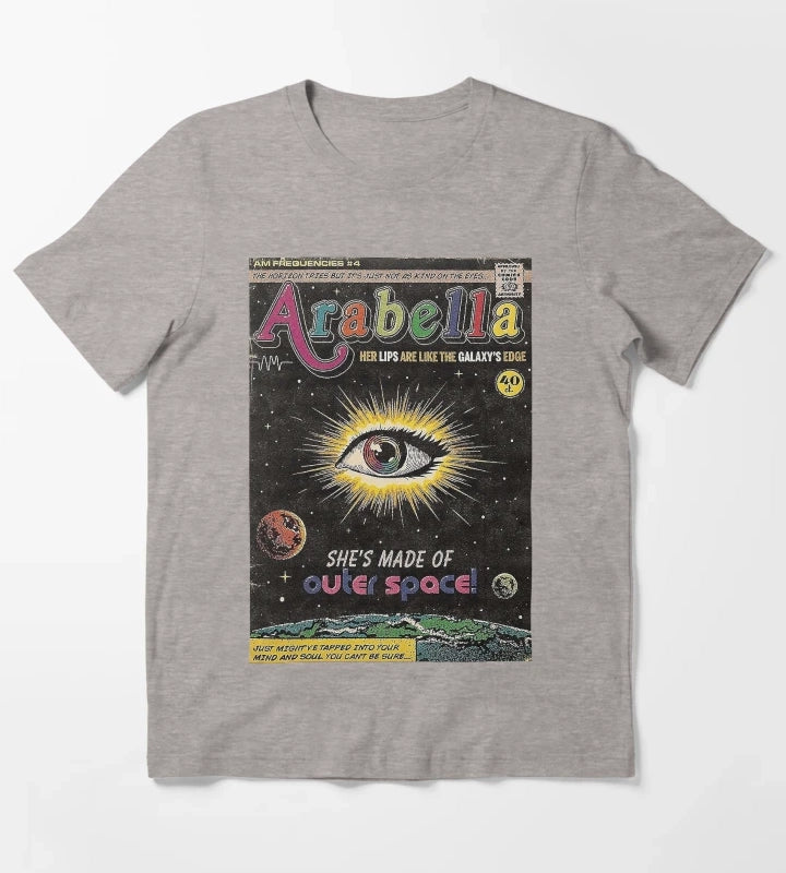 one eye arabella Poster T-Shirt Heather Grey