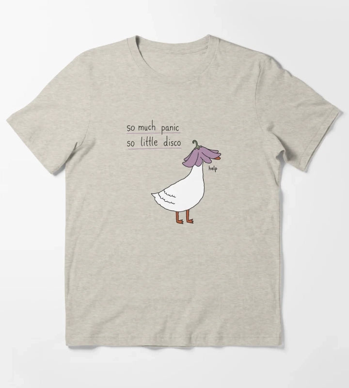 panic no disco T-Shirt Cream