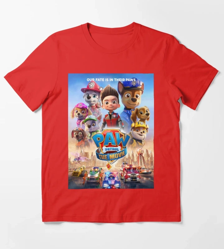 paw patrol 2021 T-Shirt Red