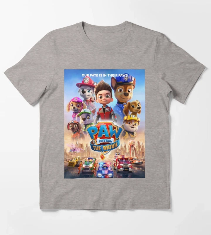 paw patrol 2021 T-Shirt Heather Grey