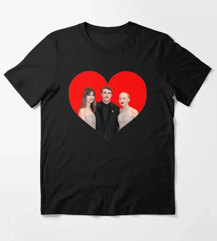 phoebe bridgers paul mescal daisy edgar jones heart T-Shirt
