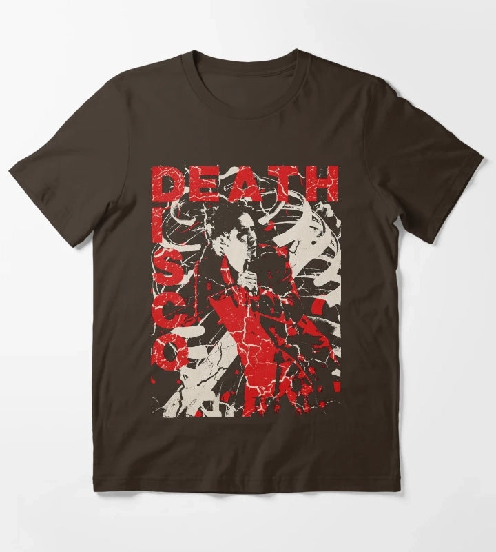 pil death disco T-Shirt Brown