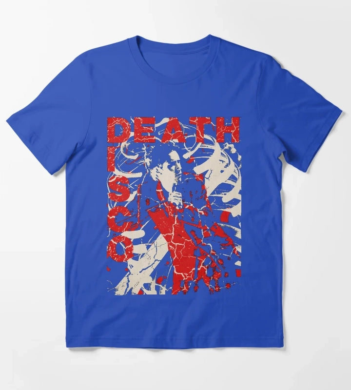 pil death disco T-Shirt Blue