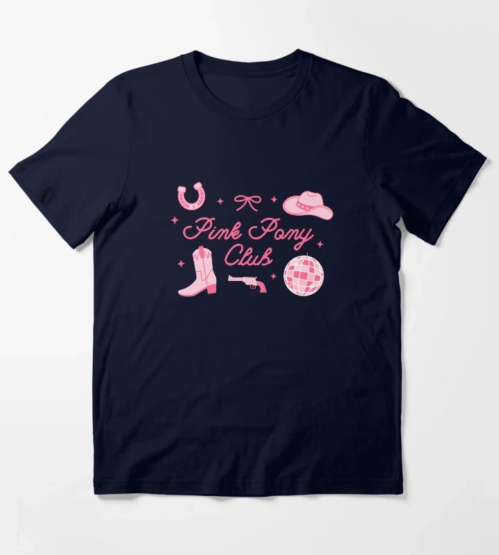 pink pony club west hollywood pink aesthetic T-Shirt Navy