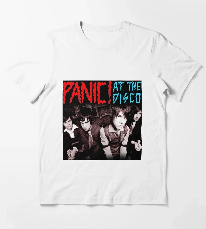 poster style panic disco tshirt new tour T-Shirt White