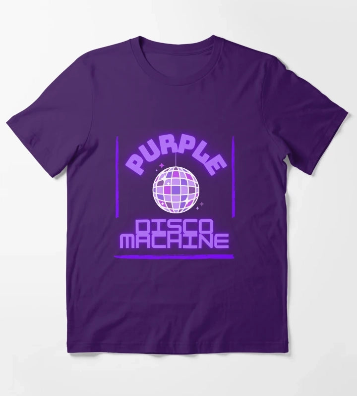 purple disco machine design T-Shirt Purple