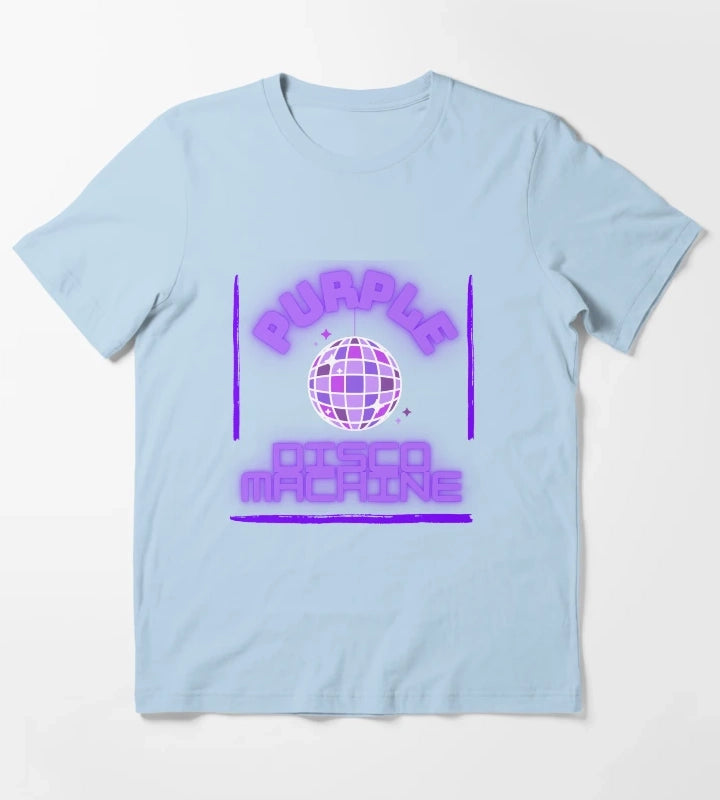 purple disco machine design T-Shirt Sky Blue