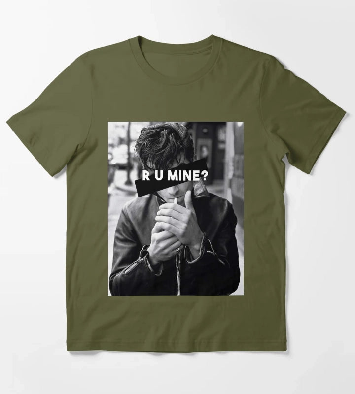 r u mine T-Shirt Olive Green