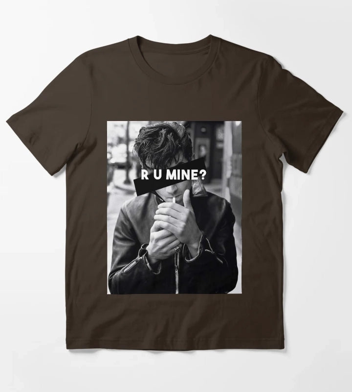 r u mine T-Shirt Brown