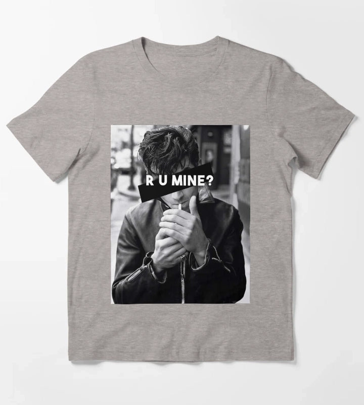 r u mine T-Shirt Heather Grey
